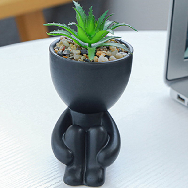 Ceramics Little People Succulent Vase