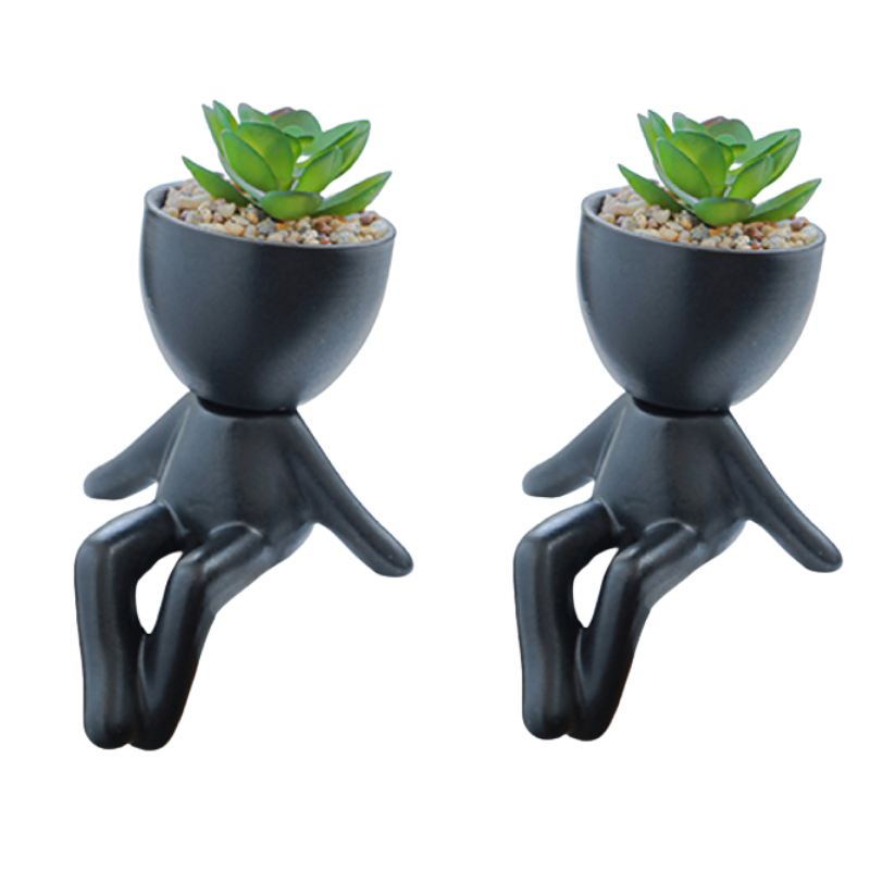 Ceramics Little People Succulent Vase