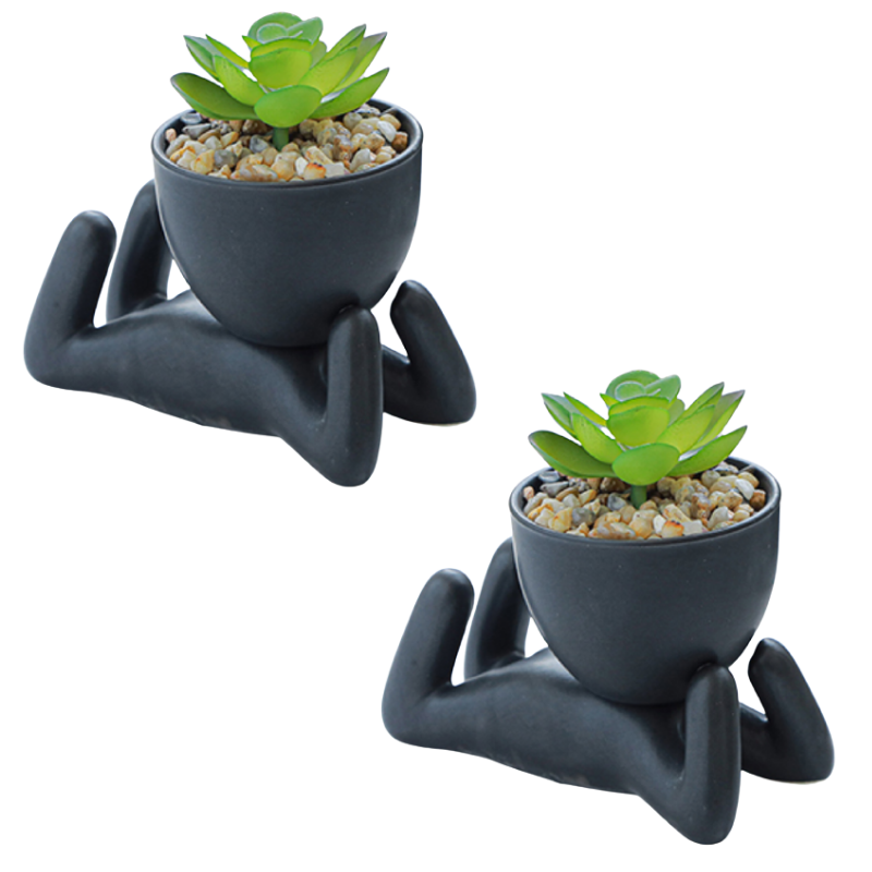 Ceramics Little People Succulent Vase